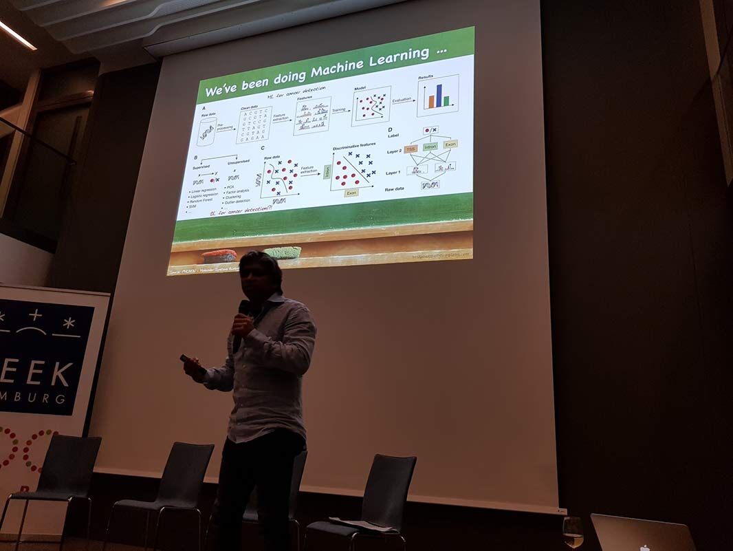 Presenting on machine learning to the audience