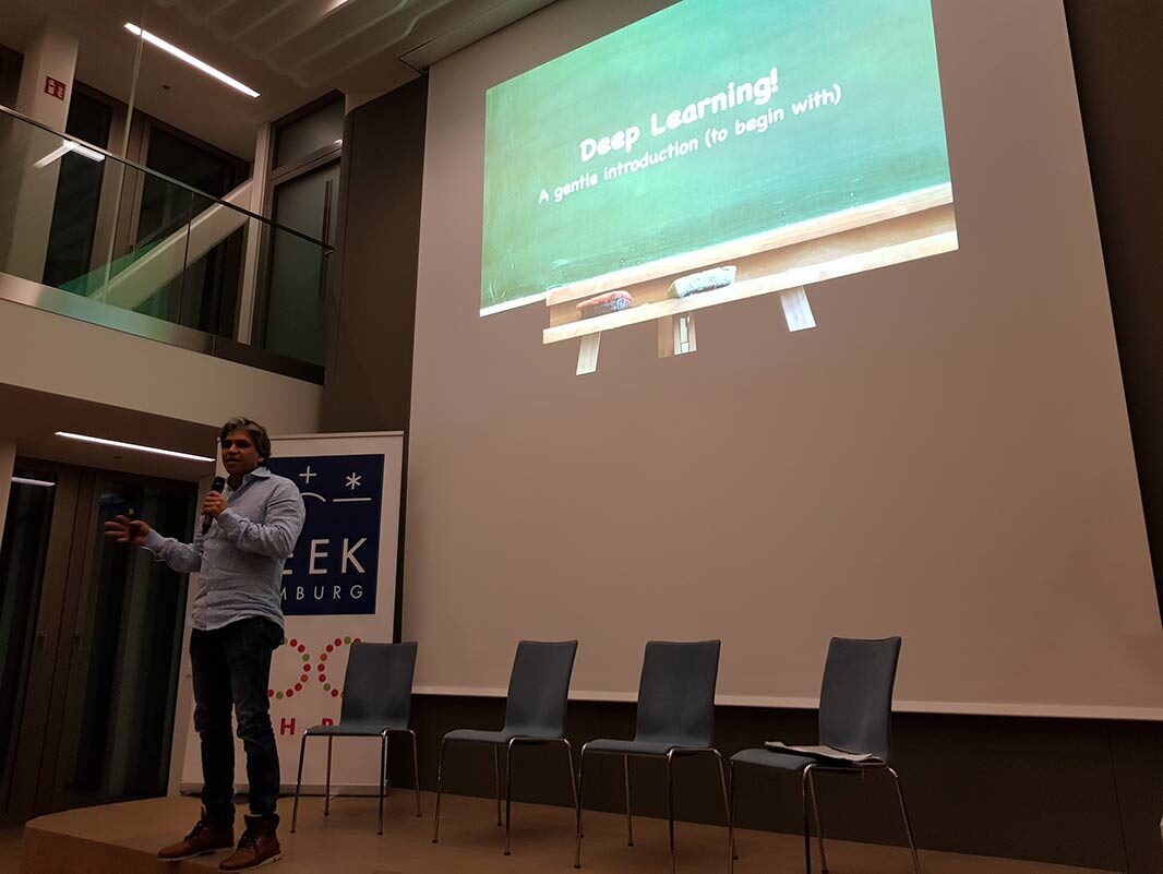 The deep learning portion of the talk