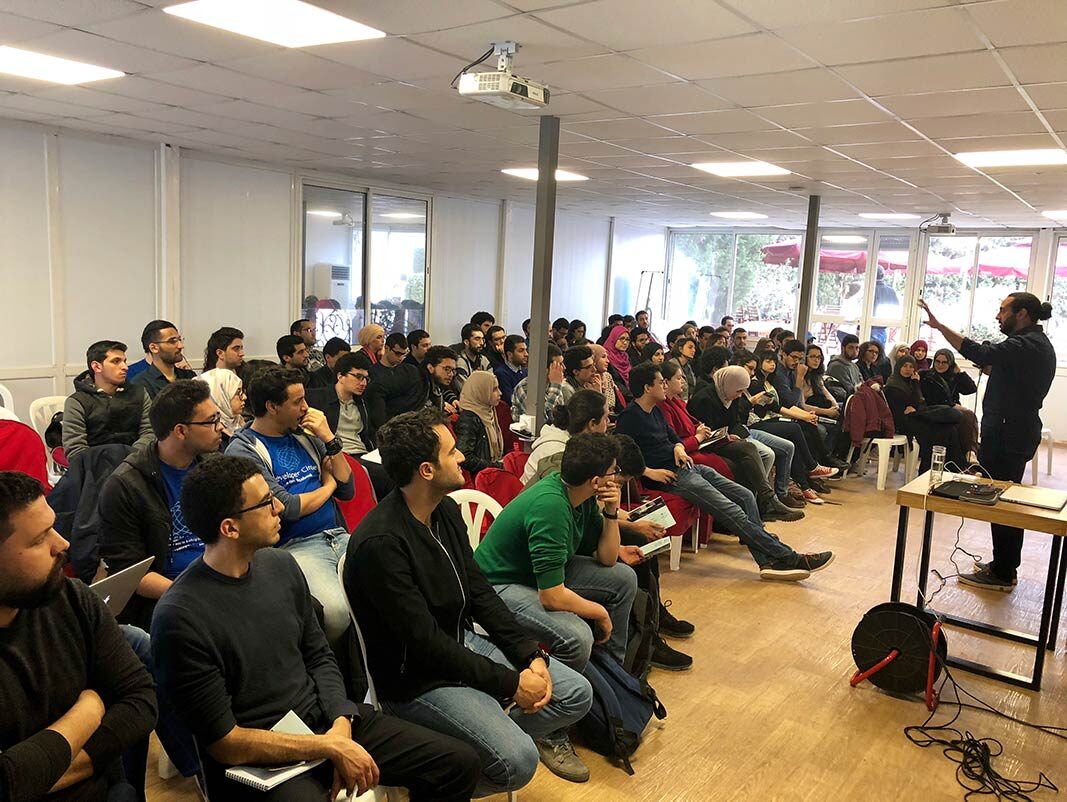 A packed public evening on AI in healthcare, Tunis