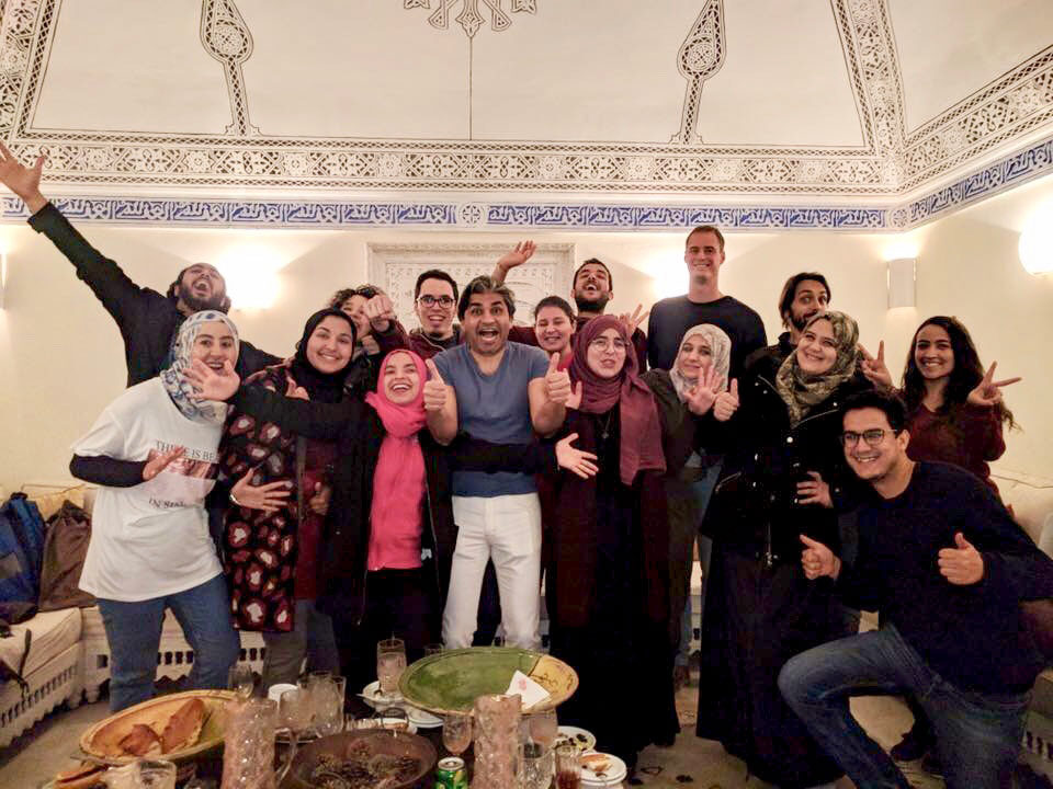 The workshop cohort together after the sessions